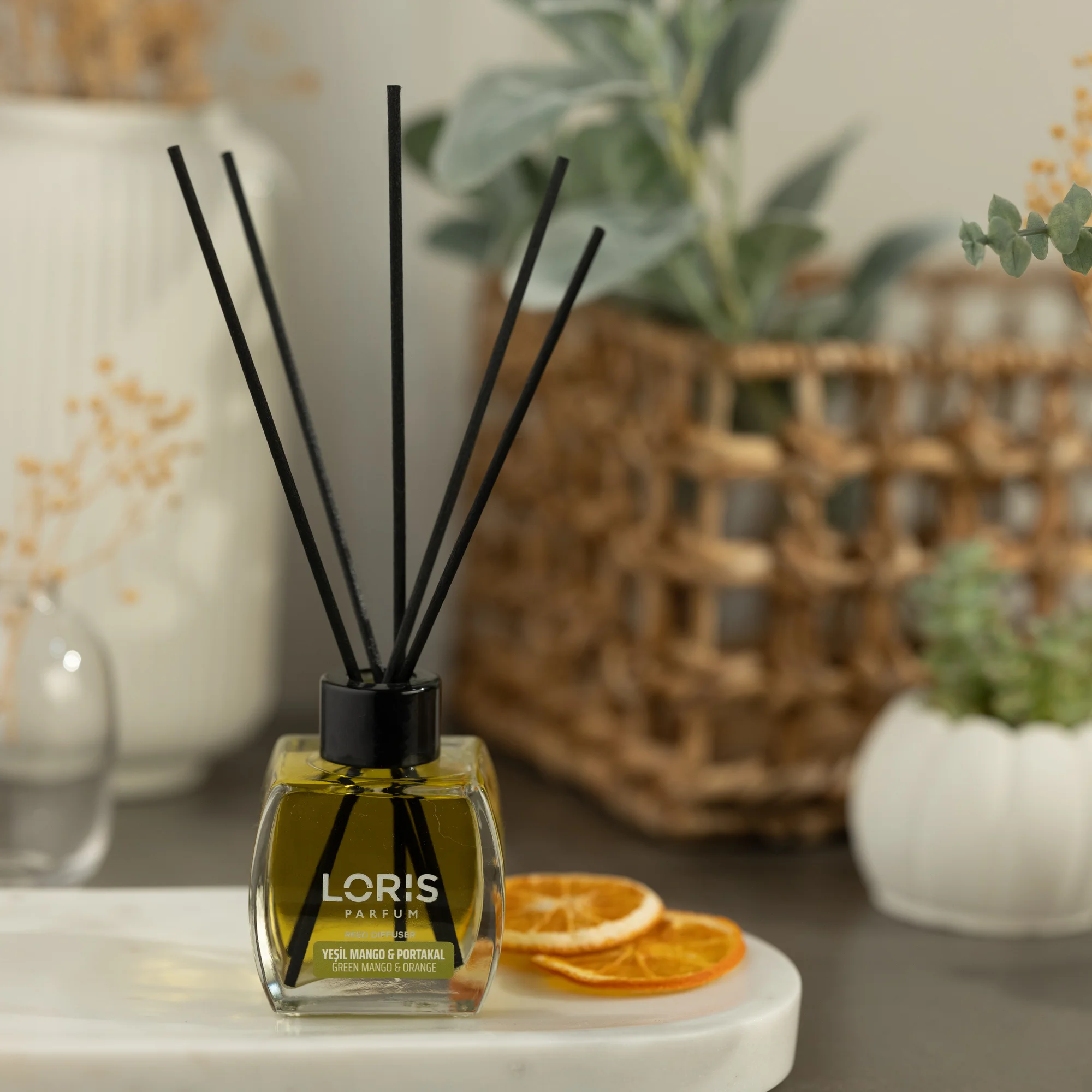 Reed Diffuser (Grön Mango & Apelsin)